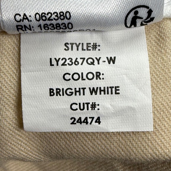 Liverpool Los Angeles Womens Gia Glider Ankle Skinny Jeans Bright White 22W Flaw - Picture 10 of 16